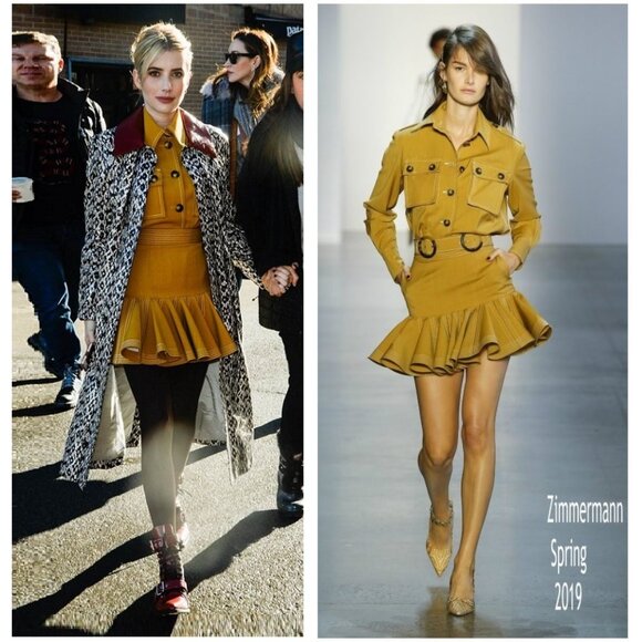 RARE! Zimmermann Ninety Six Zippy Safari Flip Skirt Size 0 XS b131 - Picture 3 of 16